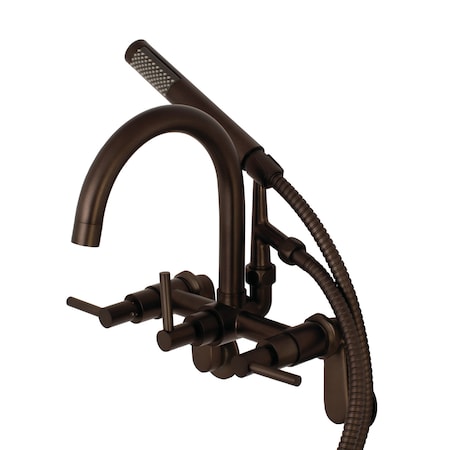Wall-Mount Clawfoot Tub Faucet, Oil Rubbed Bronze, Tub Wall Mount MPN:AE8155DL