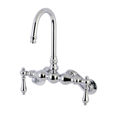 Wall-Mount Clawfoot Tub Faucet, Polished Chrome, Tub Wall Mount MPN:AE82T1