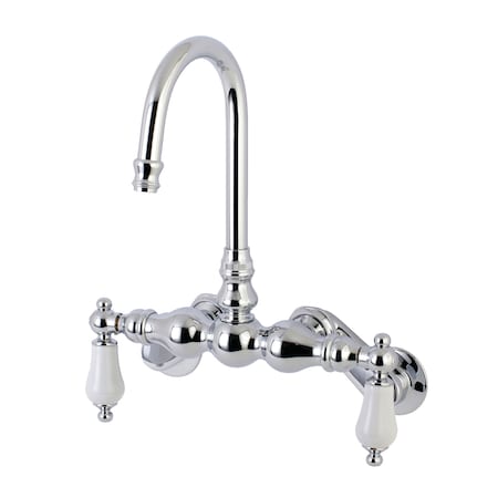 Wall-Mount Clawfoot Tub Faucet, Polished Chrome, Tub Wall Mount MPN:AE84T1