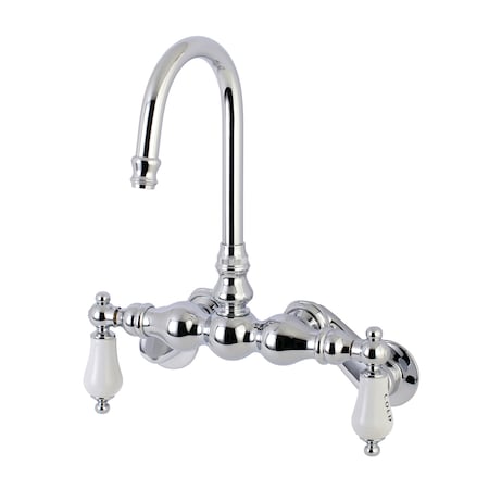 Wall-Mount Clawfoot Tub Faucet, Polished Chrome, Tub Wall Mount MPN:AE86T1