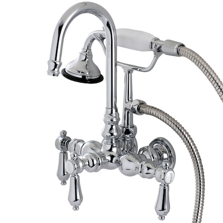 Wall-Mount Clawfoot Tub Faucet, Polished Chrome, Tub Wall Mount MPN:AE8T1BAL