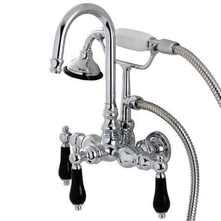 Wall-Mount Clawfoot Tub Faucet, Polished Chrome, Tub Wall Mount MPN:AE8T1PKL