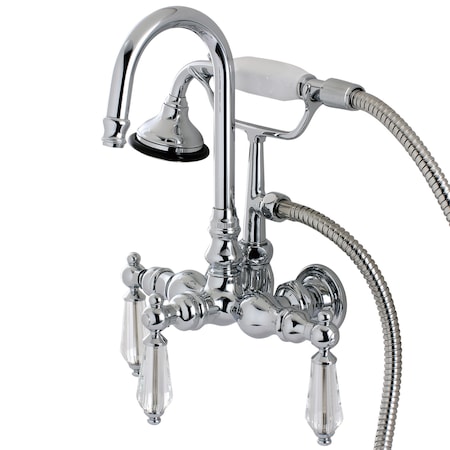 Wall-Mount Clawfoot Tub Faucet, Polished Chrome, Tub Wall Mount MPN:AE8T1WLL