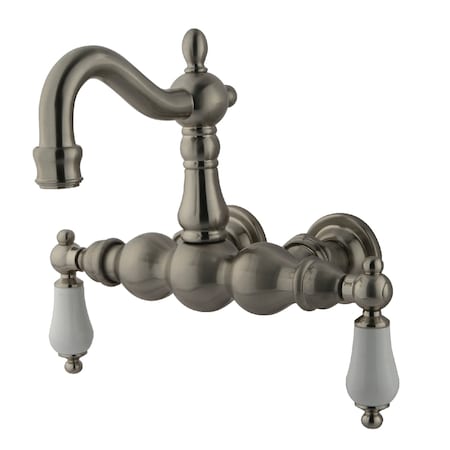 Wall-Mount Clawfoot Tub Faucet, Brushed Nickel, Tub Wall Mount MPN:CC1005T8