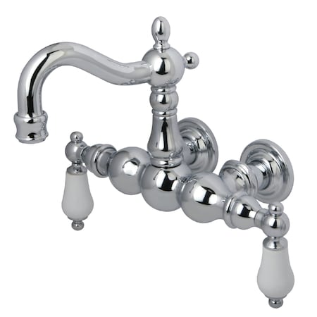 Wall-Mount Clawfoot Tub Faucet, Polished Chrome, Tub Wall Mount MPN:CC1006T1