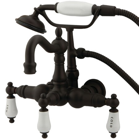 Wall-Mount Clawfoot Tub Faucet, Oil Rubbed Bronze, Tub Wall Mount MPN:CC1009T5