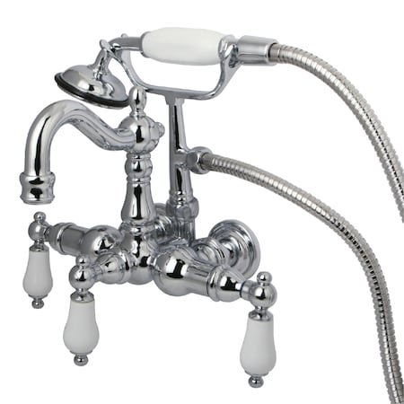 Wall-Mount Clawfoot Tub Faucet, Polished Chrome, Tub Wall Mount MPN:CC1012T1