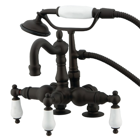 Deck-Mount Clawfoot Tub Faucet, Standard, 3-3/8