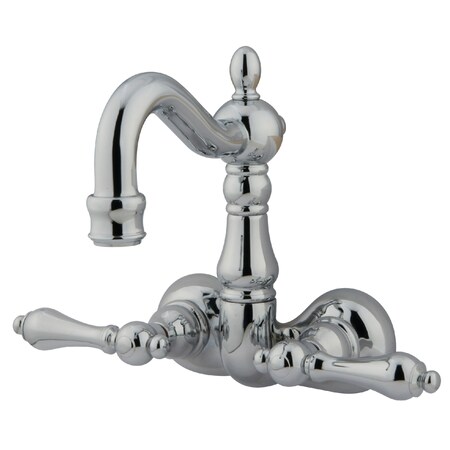 Wall-Mount Clawfoot Tub Faucet, Polished Chrome, Tub Wall Mount MPN:CC1072T1
