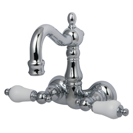 Wall-Mount Clawfoot Tub Faucet, Polished Chrome, Tub Wall Mount MPN:CC1076T1