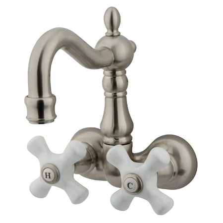 Wall-Mount Clawfoot Tub Faucet, Brushed Nickel, Tub Wall Mount MPN:CC1079T8