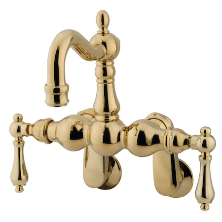Wall-Mount Clawfoot Tub Faucet, Standard, 3-3/8