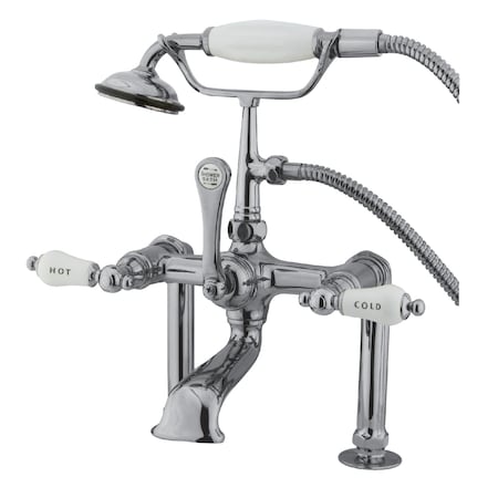 Deck-Mount Clawfoot Tub Faucet, Polished Chrome, Deck Mount MPN:CC108T1