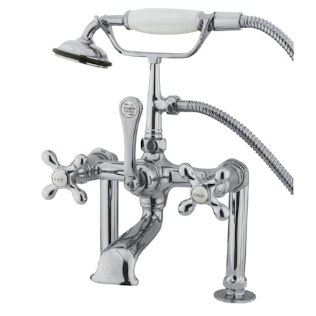 Deck-Mount Clawfoot Tub Faucet, Polished Chrome, Deck Mount MPN:CC110T1