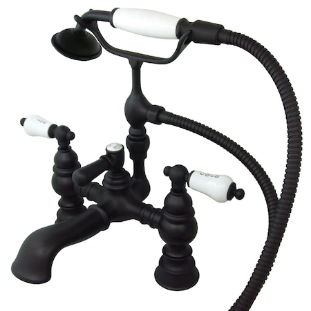 Deck-Mount Clawfoot Tub Faucet, Oil Rubbed Bronze, Deck Mount MPN:CC1154T5