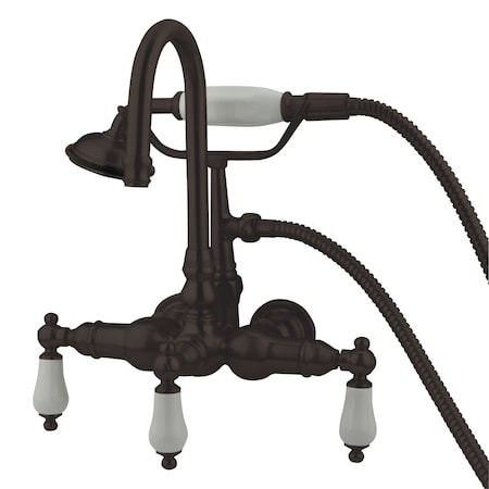 Wall-Mount Clawfoot Tub Faucet, Oil Rubbed Bronze, Tub Wall Mount MPN:CC11T5