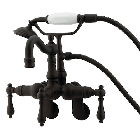 Wall-Mount Clawfoot Tub Faucet, Oil Rubbed Bronze, Tub Wall Mount MPN:CC1301T5