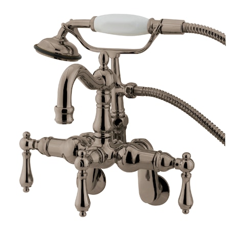 Wall-Mount Clawfoot Tub Faucet, Brushed Nickel, Tub Wall Mount MPN:CC1301T8