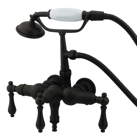 Wall-Mount Clawfoot Tub Faucet, Oil Rubbed Bronze, Tub Wall Mount MPN:CC19T5