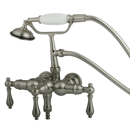 Wall-Mount Clawfoot Tub Faucet, Brushed Nickel, Tub Wall Mount MPN:CC19T8