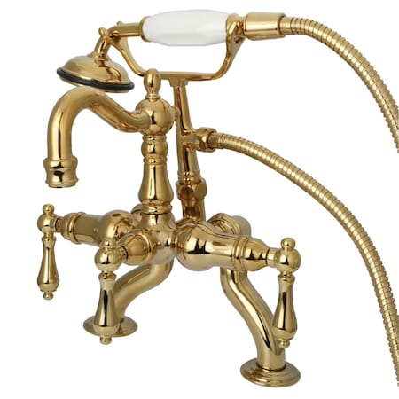Deck-Mount Clawfoot Tub Faucet, Standard, 3-3/8