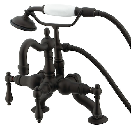 Deck-Mount Clawfoot Tub Faucet, Standard, 3-3/8