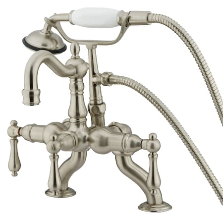 Deck-Mount Clawfoot Tub Faucet, Standard, 3-3/8