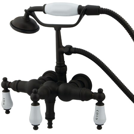 Wall-Mount Clawfoot Tub Faucet, Oil Rubbed Bronze, Tub Wall Mount MPN:CC21T5