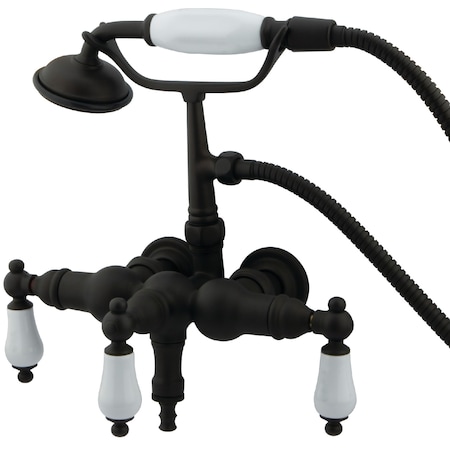 Wall-Mount Clawfoot Tub Faucet, Oil Rubbed Bronze, Tub Wall Mount MPN:CC23T5