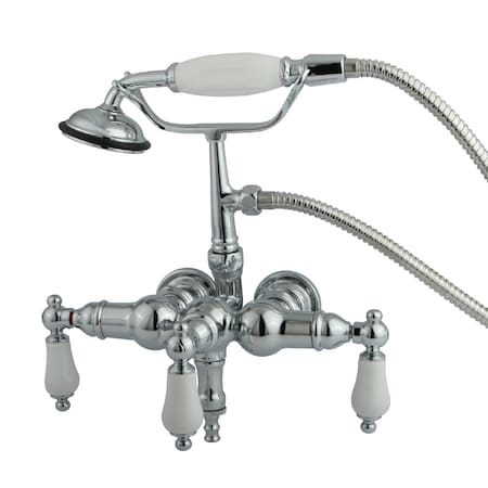 Wall-Mount Clawfoot Tub Faucet, Polished Chrome, Tub Wall Mount MPN:CC24T1