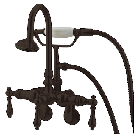 Wall-Mount Clawfoot Tub Faucet, Standard, 3-3/8