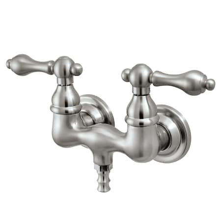 Wall-Mount Clawfoot Tub Faucet, Brushed Nickel, Tub Wall Mount MPN:CC31T8