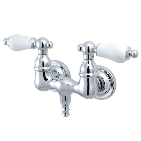 Wall-Mount Clawfoot Tub Faucet, Polished Chrome, Tub Wall Mount MPN:CC36T1