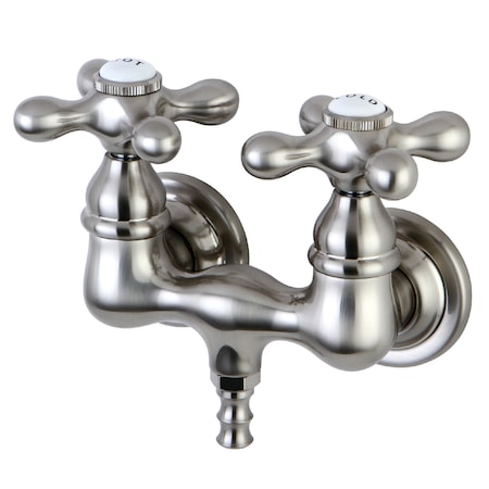 Wall-Mount Clawfoot Tub Faucet, Brushed Nickel, Tub Wall Mount MPN:CC37T8