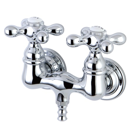 Wall-Mount Clawfoot Tub Faucet, Polished Chrome, Tub Wall Mount MPN:CC38T1