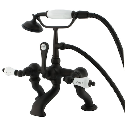 Deck-Mount Clawfoot Tub Faucet, Oil Rubbed Bronze, Deck Mount MPN:CC413T5