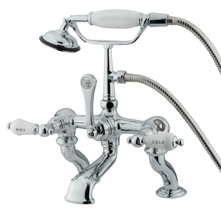 Deck-Mount Clawfoot Tub Faucet, Polished Chrome, Deck Mount MPN:CC414T1