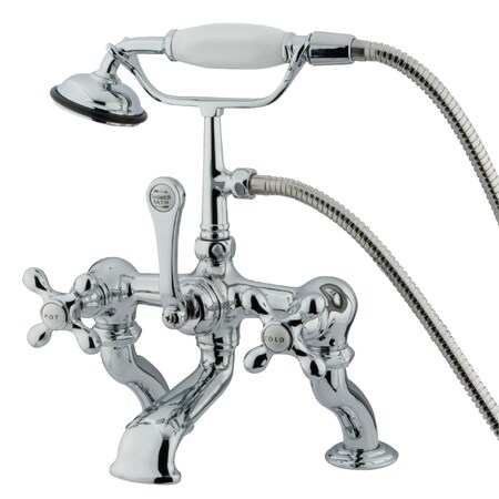 Deck-Mount Clawfoot Tub Faucet, Polished Chrome, Deck Mount MPN:CC416T1