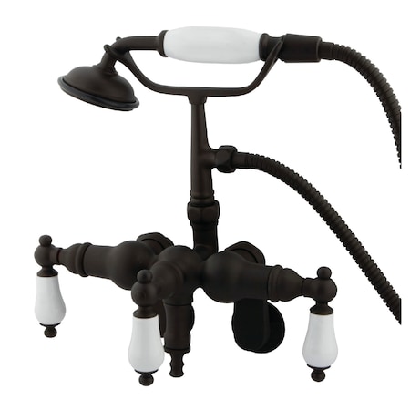 Wall-Mount Clawfoot Tub Faucet, Standard, 3-3/8