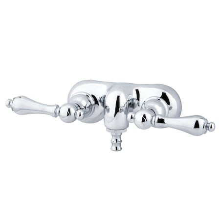 Wall-Mount Clawfoot Tub Faucet, Polished Chrome, Tub Wall Mount MPN:CC42T1