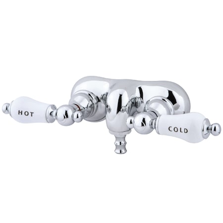 Wall-Mount Clawfoot Tub Faucet, Polished Chrome, Tub Wall Mount MPN:CC44T1