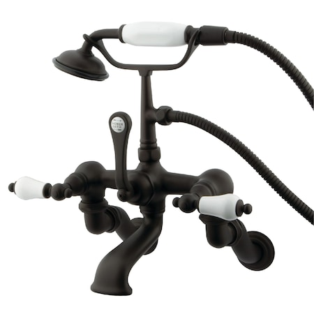 Wall-Mount Clawfoot Tub Faucet, Standard, 3-3/8