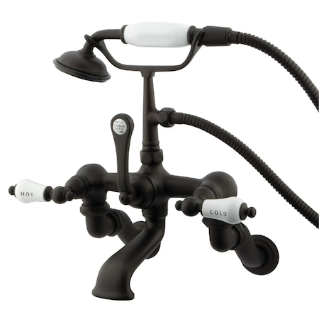 Wall-Mount Clawfoot Tub Faucet, Oil Rubbed Bronze, Tub Wall Mount MPN:CC461T5