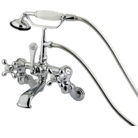 Wall-Mount Clawfoot Tub Faucet, Polished Chrome, Tub Wall Mount MPN:CC464T1