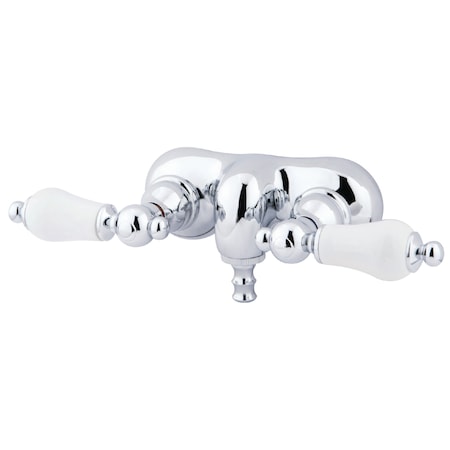 Wall-Mount Clawfoot Tub Faucet, Polished Chrome, Tub Wall Mount MPN:CC46T1
