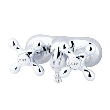 Wall-Mount Clawfoot Tub Faucet, Polished Chrome, Tub Wall Mount MPN:CC48T1