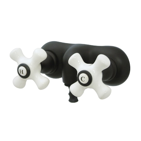 Wall-Mount Clawfoot Tub Faucet, Oil Rubbed Bronze, Tub Wall Mount MPN:CC49T5
