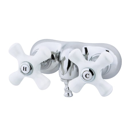 Wall-Mount Clawfoot Tub Faucet, Polished Chrome, Tub Wall Mount MPN:CC50T1