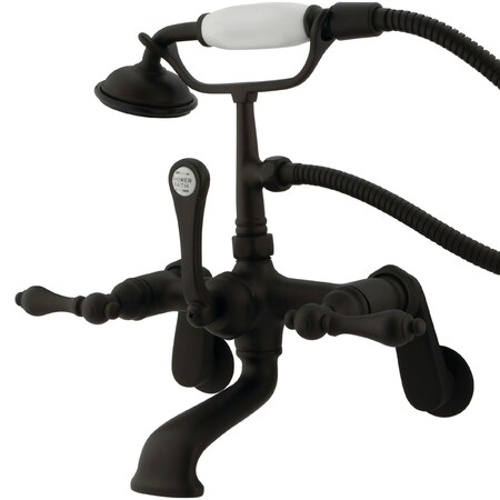 Wall-Mount Clawfoot Tub Faucet, Oil Rubbed Bronze, Tub Wall Mount MPN:CC51T5