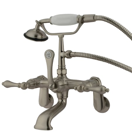 Wall-Mount Clawfoot Tub Faucet, Brushed Nickel, Tub Wall Mount MPN:CC51T8